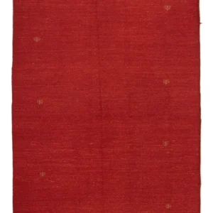 Gabbeh-teppe - persisk - 194 x 140 cm - rød