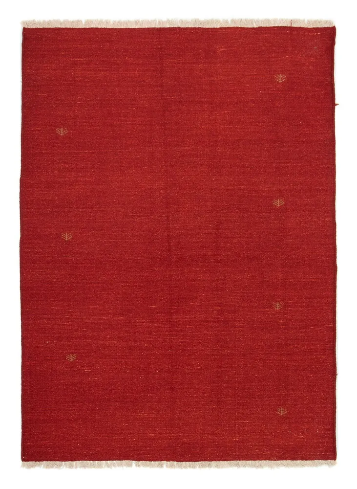 Gabbeh-teppe - persisk - 194 x 140 cm - rød