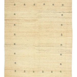 Gabbeh-teppe - persisk - 194 x 167 cm - beige