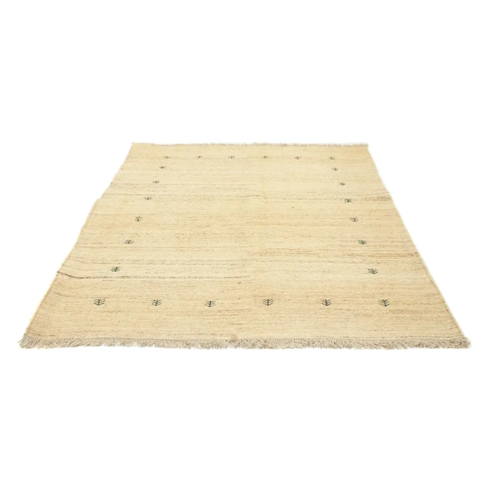 Gabbeh-teppe - persisk - 194 x 167 cm - beige