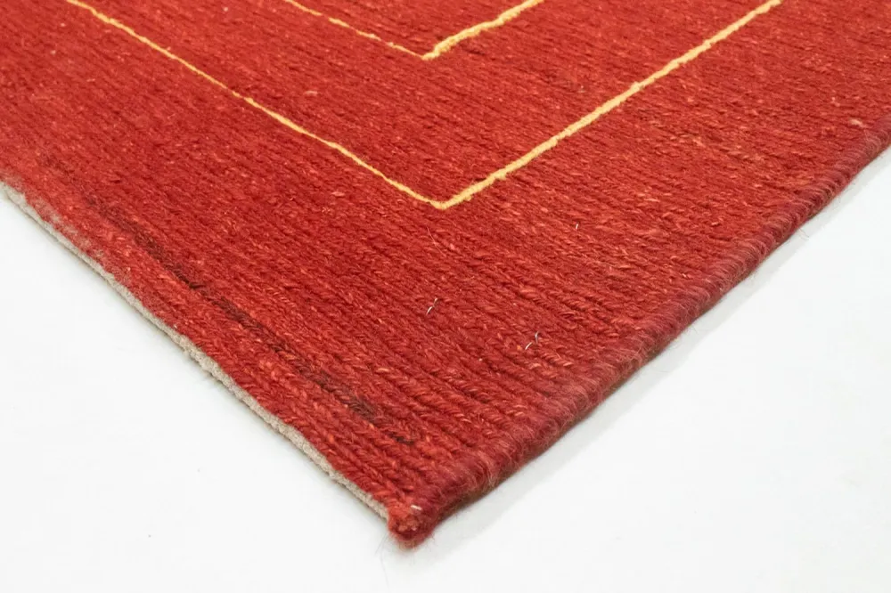 Gabbeh-teppe - persisk - 196 x 143 cm - rød