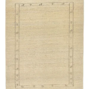 Gabbeh-teppe - persisk - 197 x 147 cm - beige