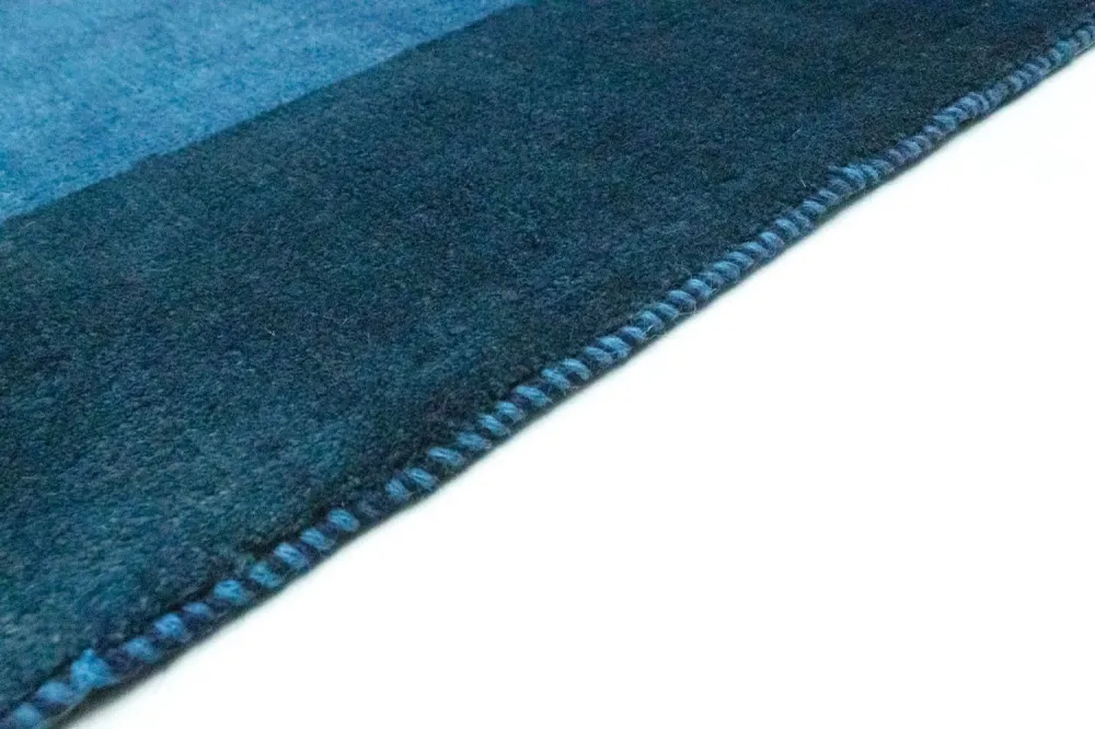 Gabbeh-teppe - persisk - 197 x 151 cm - blå