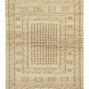 Gabbeh-teppe - persisk - 198 x 141 cm - flerfarget