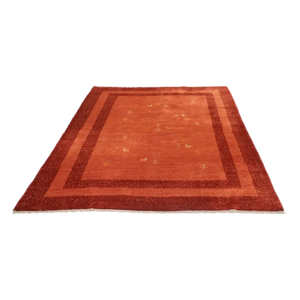 Gabbeh-teppe - persisk - 200 x 150 cm - rød