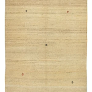Gabbeh-teppe - persisk - 200 x 164 cm - beige