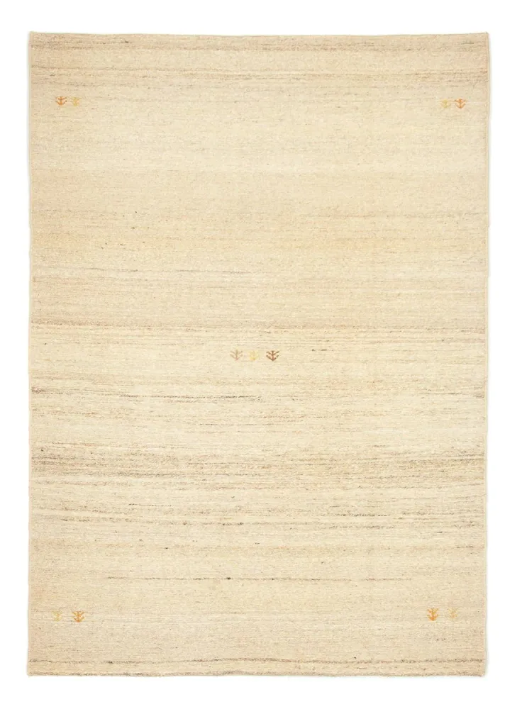 Gabbeh-teppe - persisk - 202 x 143 cm - beige