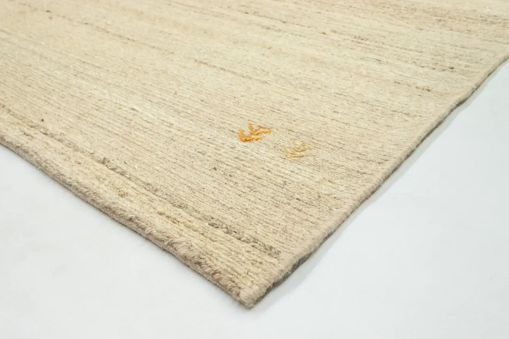 Gabbeh-teppe - persisk - 202 x 143 cm - beige