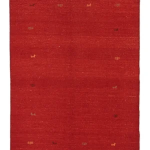 Gabbeh-teppe - persisk - 208 x 138 cm - rød