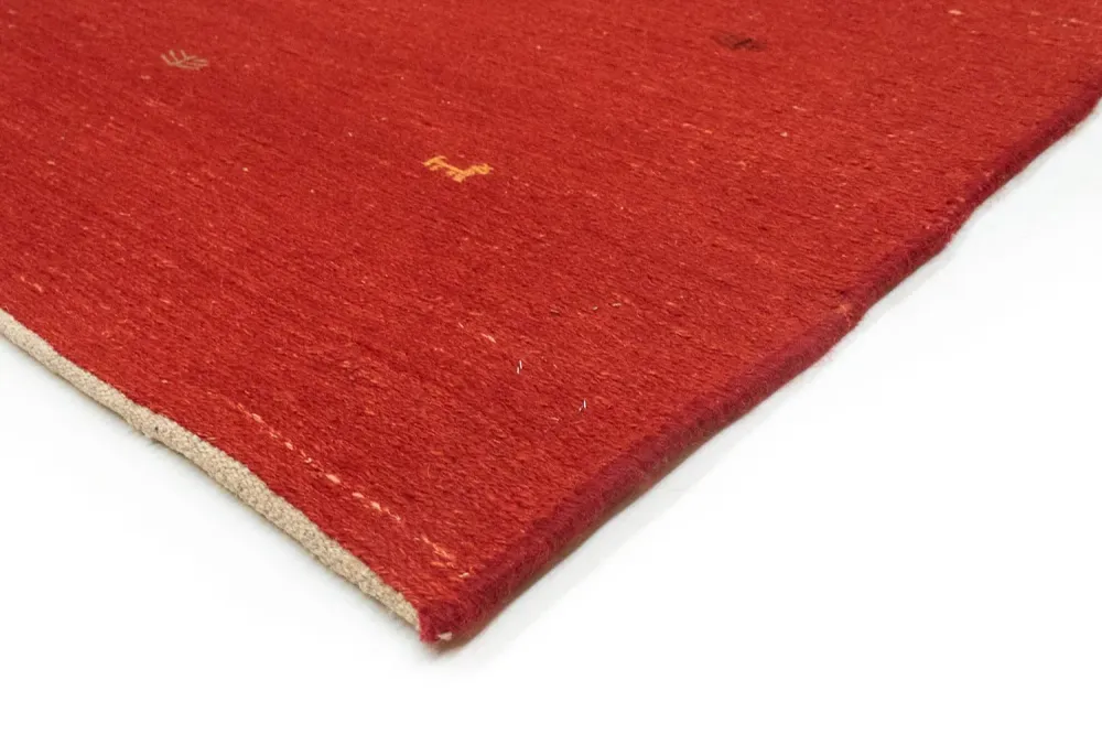 Gabbeh-teppe - persisk - 208 x 138 cm - rød