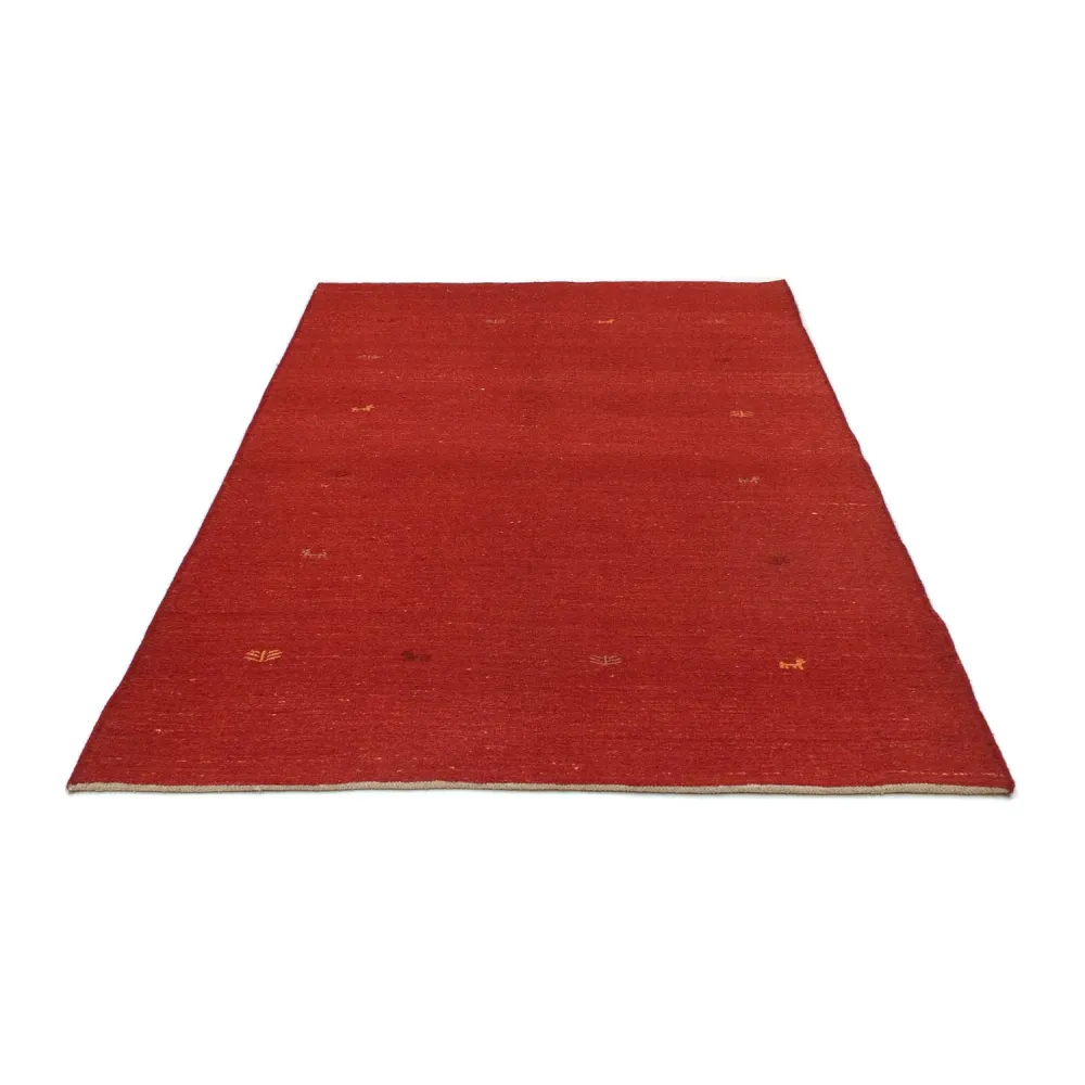 Gabbeh-teppe - persisk - 208 x 138 cm - rød