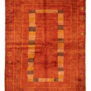 Gabbeh-teppe - persisk - 231 x 168 cm - rød