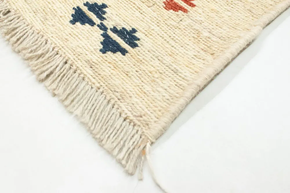 Gabbeh-teppe - persisk - 232 x 154 cm - beige