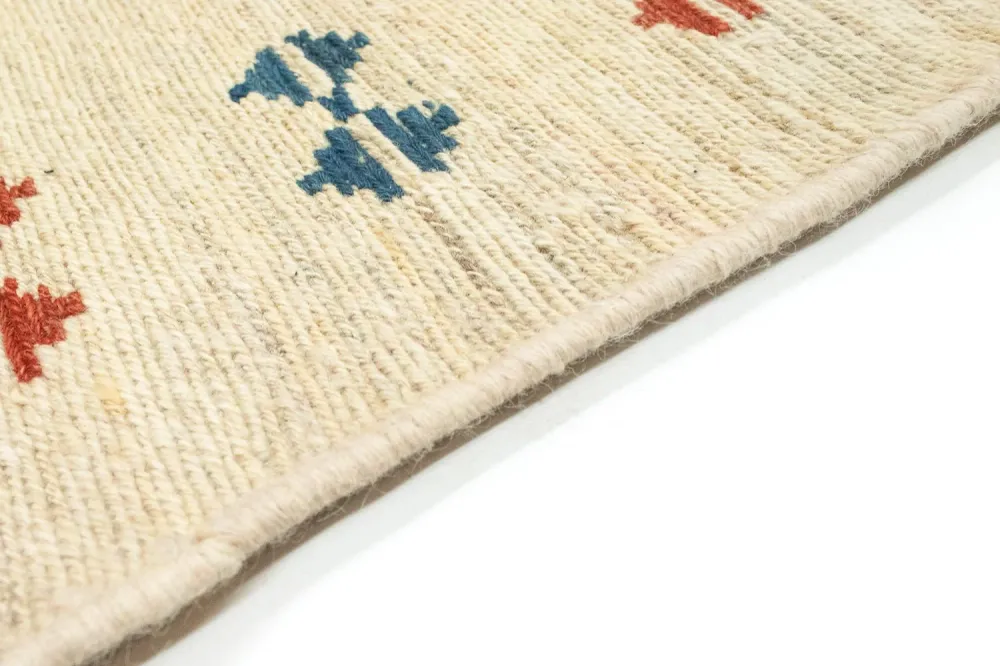Gabbeh-teppe - persisk - 232 x 154 cm - beige