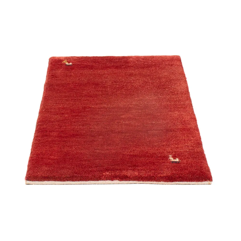 Gabbeh-teppe - persisk - 90 x 60 cm - rød