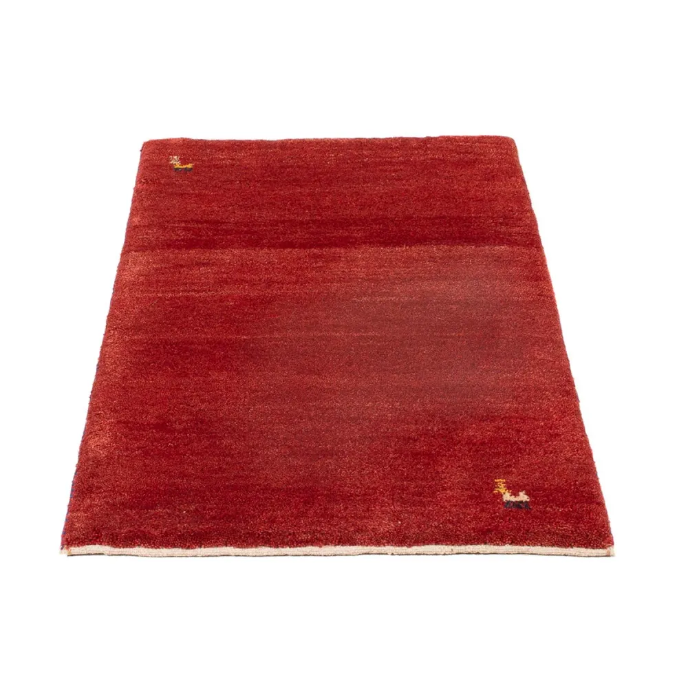 Gabbeh-teppe - persisk - 90 x 62 cm - rød