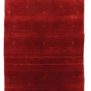 Gabbeh-teppe - persisk - 90 x 60 cm - rød