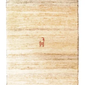 Gabbeh-teppe - persisk - 60 x 40 cm - beige