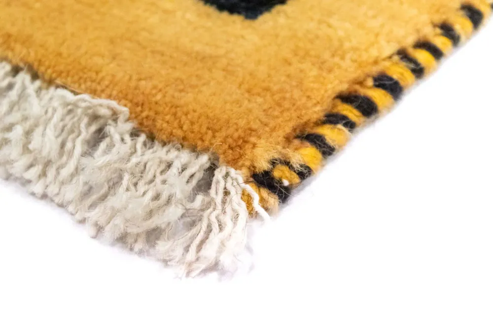 Gabbeh-teppe - persisk - 60 x 40 cm - beige