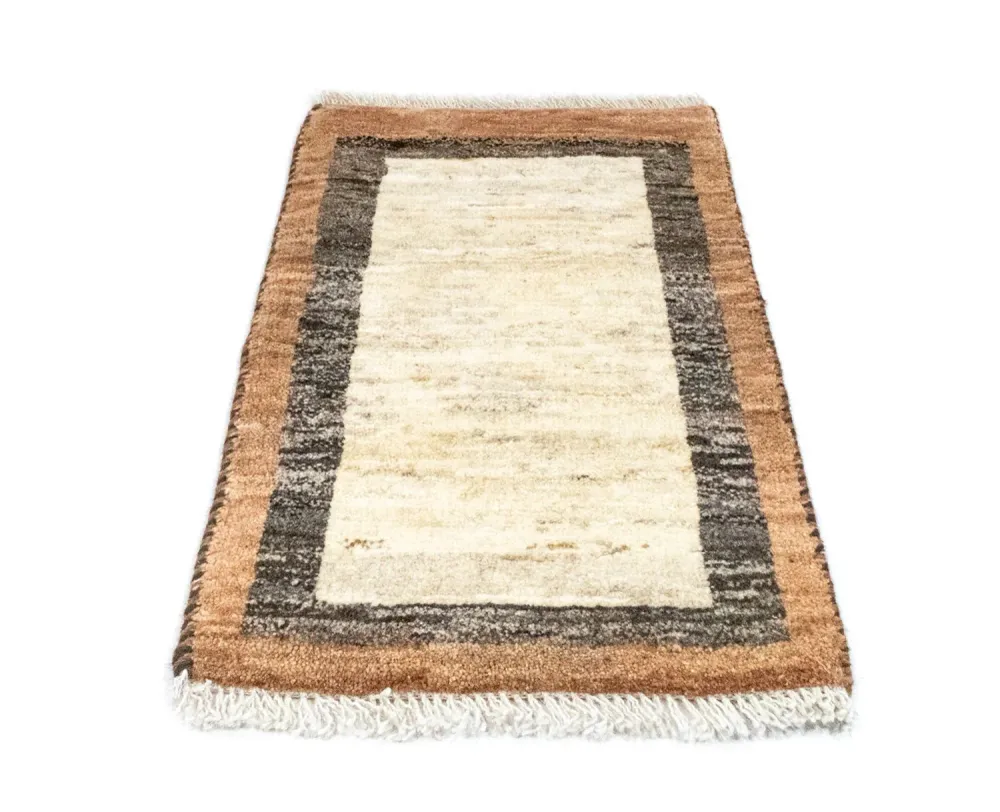 Gabbeh-teppe - persisk - 60 x 40 cm - beige