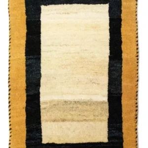 Gabbeh-teppe - persisk - 60 x 40 cm - beige
