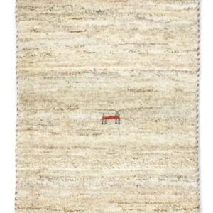 Gabbeh-teppe - persisk - 60 x 40 cm - beige