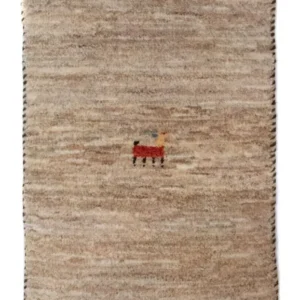 Gabbeh-teppe - persisk - 60 x 40 cm - brun