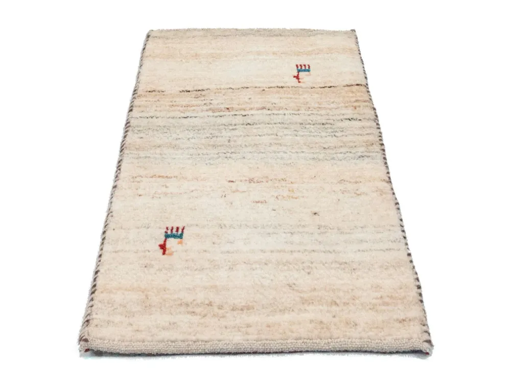 Gabbeh-teppe - persisk - 60 x 40 cm - brun