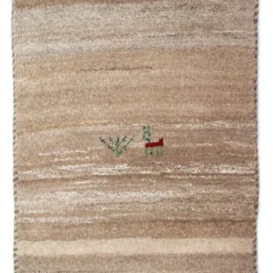 Gabbeh-teppe - persisk - 60 x 40 cm - brun