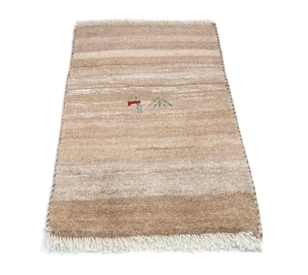 Gabbeh-teppe - persisk - 60 x 40 cm - brun