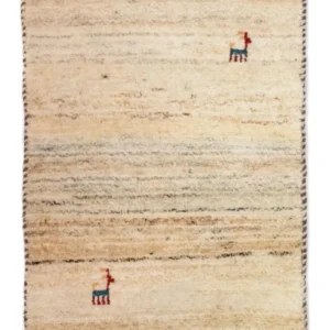 Gabbeh-teppe - persisk - 60 x 40 cm - brun