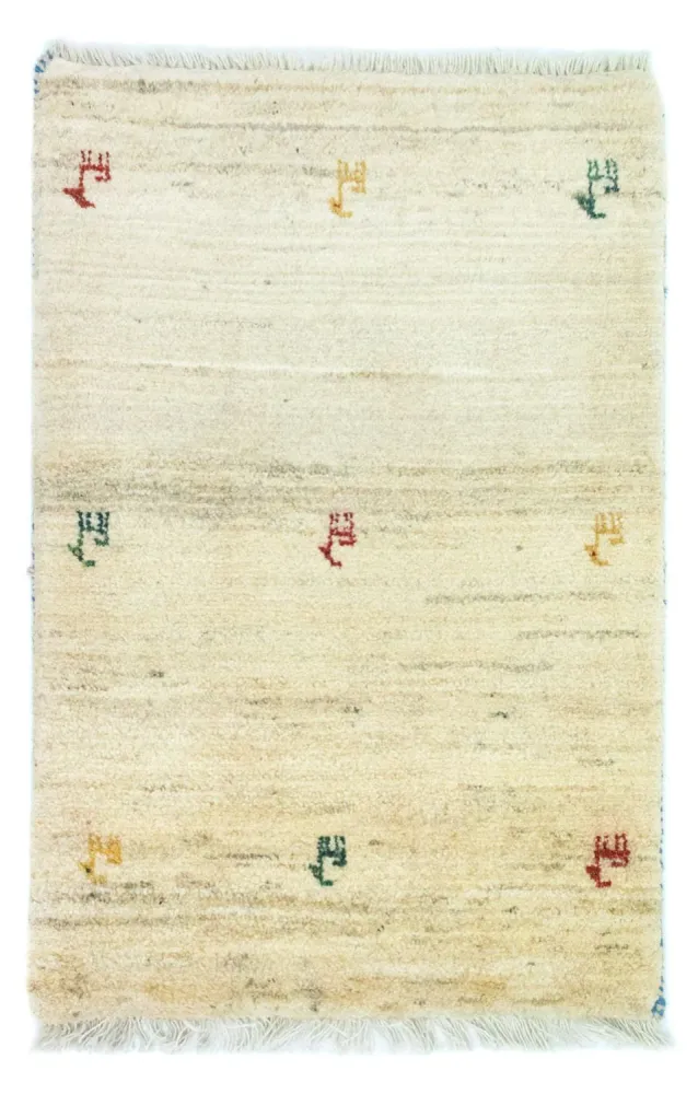 Gabbeh-teppe - persisk - 87 x 57 cm - flerfarget