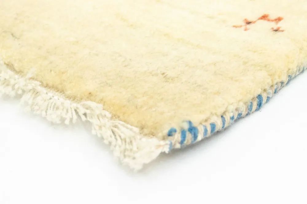 Gabbeh-teppe - persisk - 88 x 59 cm - flerfarget