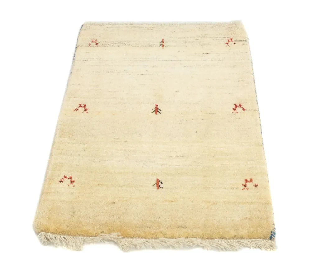 Gabbeh-teppe - persisk - 88 x 59 cm - flerfarget