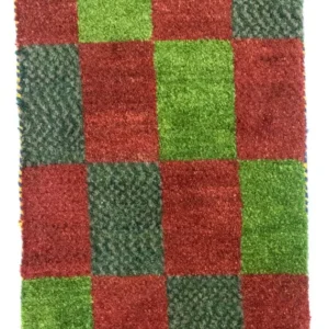Gabbeh-teppe - persisk - 60 x 40 cm - flerfarget