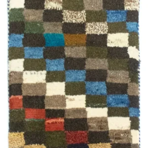 Gabbeh-teppe - persisk - 60 x 40 cm - flerfarget