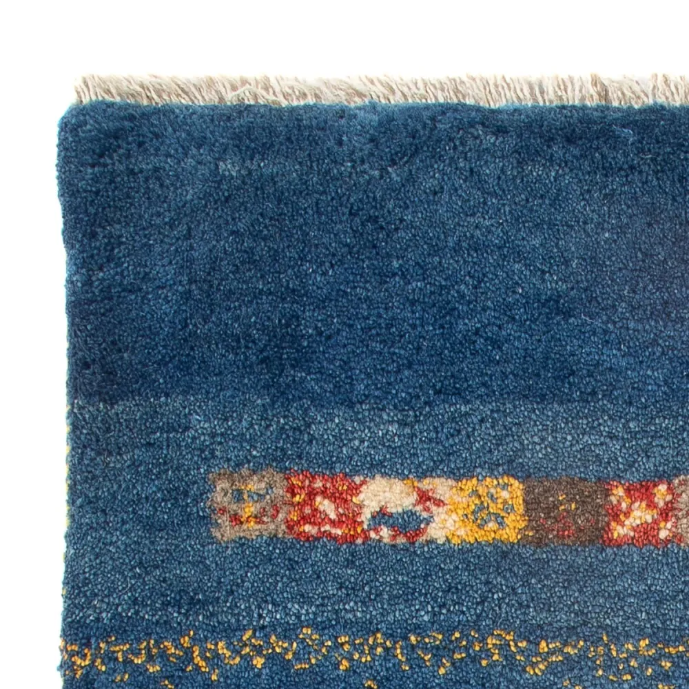 Gabbeh-teppe - persisk - 87 x 63 cm - flerfarget
