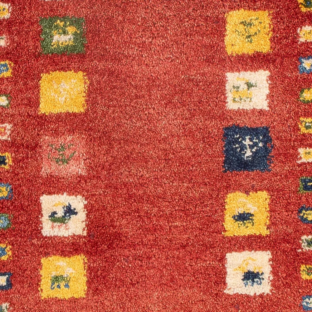 Gabbeh-teppe - persisk - 88 x 59 cm - flerfarget