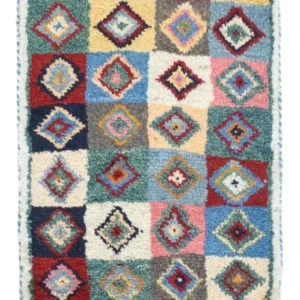 Gabbeh-teppe - persisk - 60 x 40 cm - flerfarget