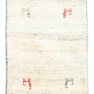 Gabbeh-teppe - persisk - 60 x 40 cm - flerfarget