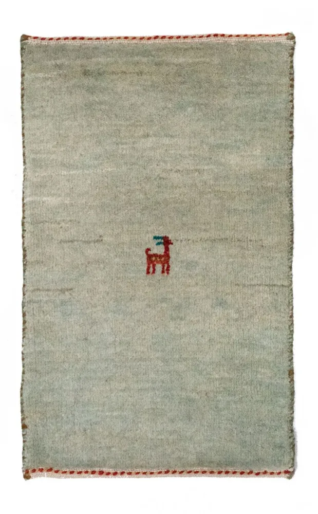 Gabbeh-teppe - persisk - 60 x 40 cm - flerfarget