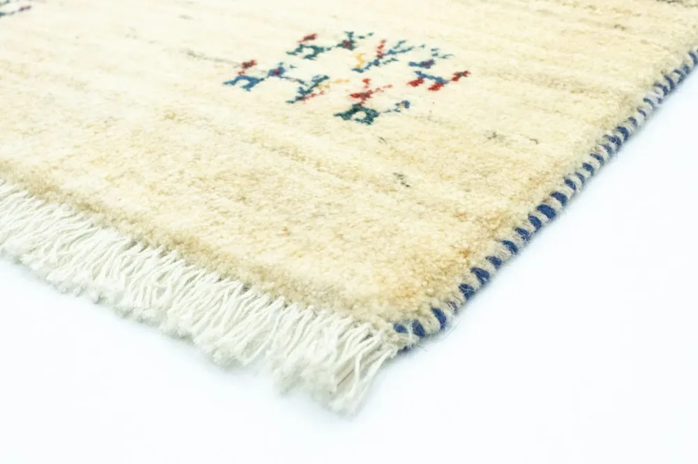 Gabbeh-teppe - persisk - 94 x 64 cm - flerfarget