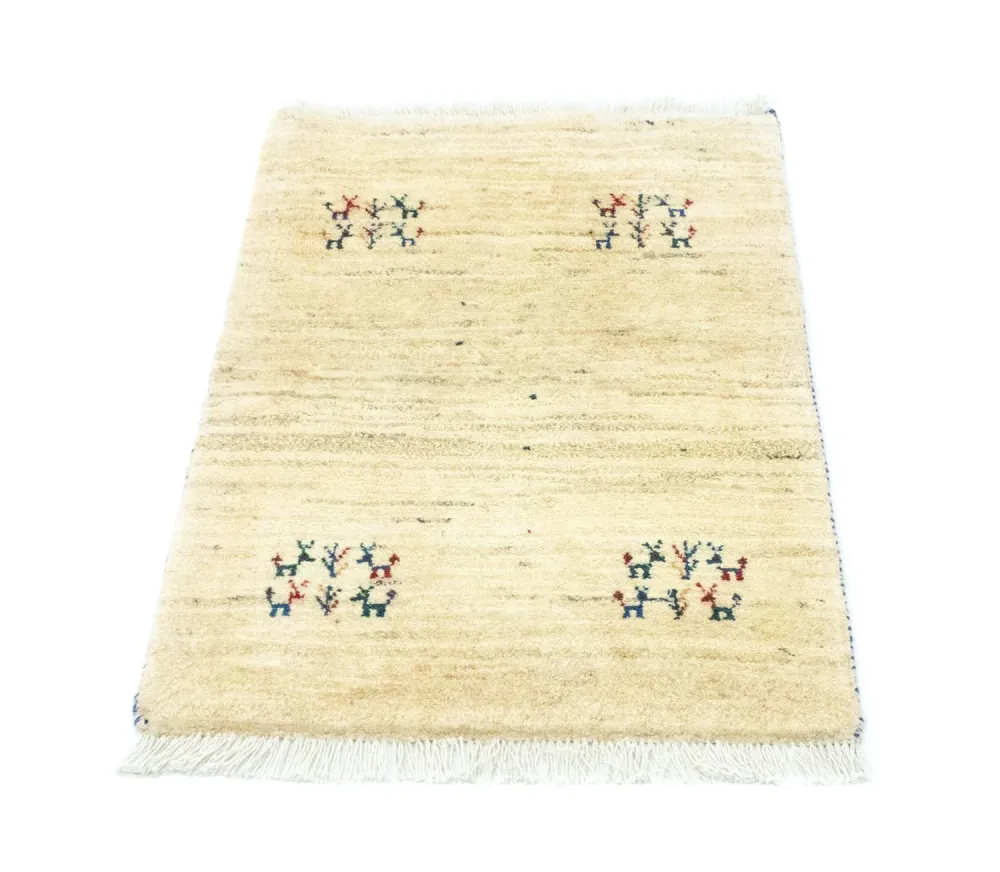 Gabbeh-teppe - persisk - 94 x 64 cm - flerfarget