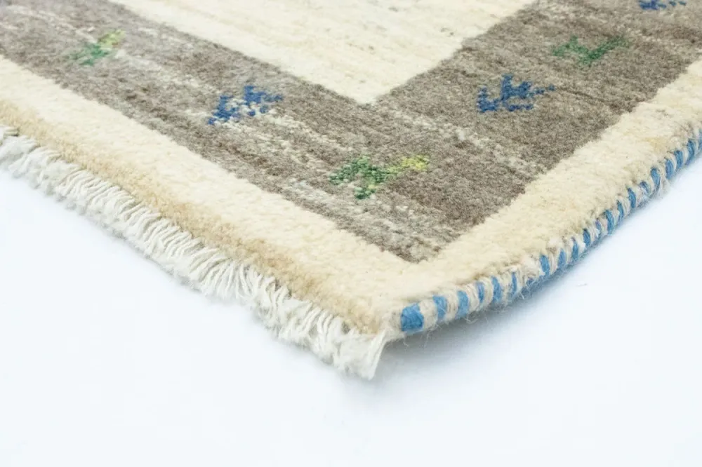 Gabbeh-teppe - persisk - 88 x 67 cm - flerfarget