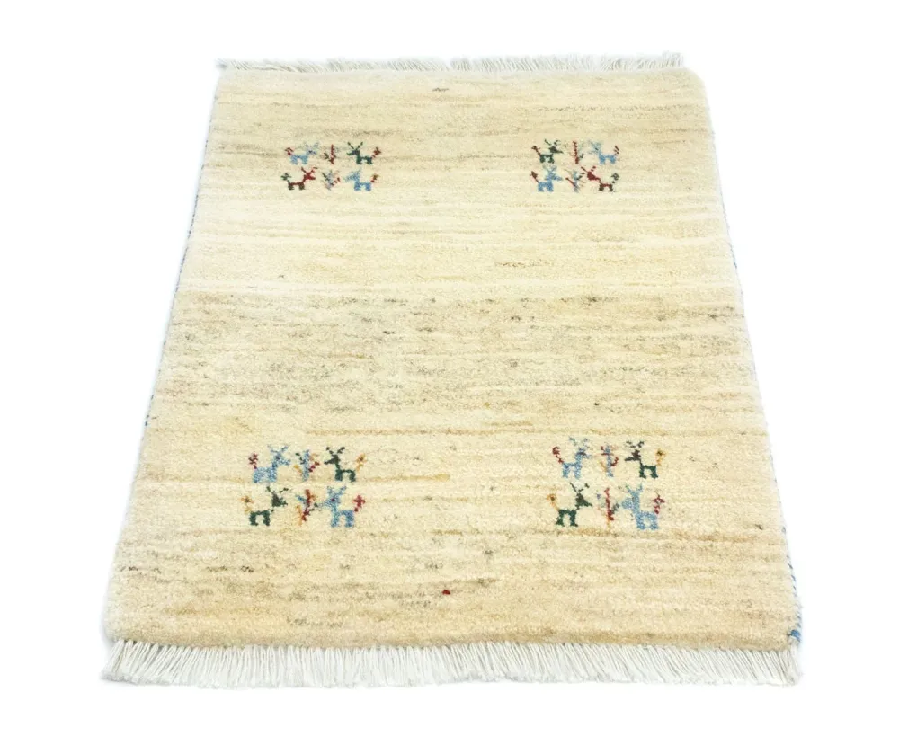 Gabbeh-teppe - persisk - 90 x 64 cm - flerfarget