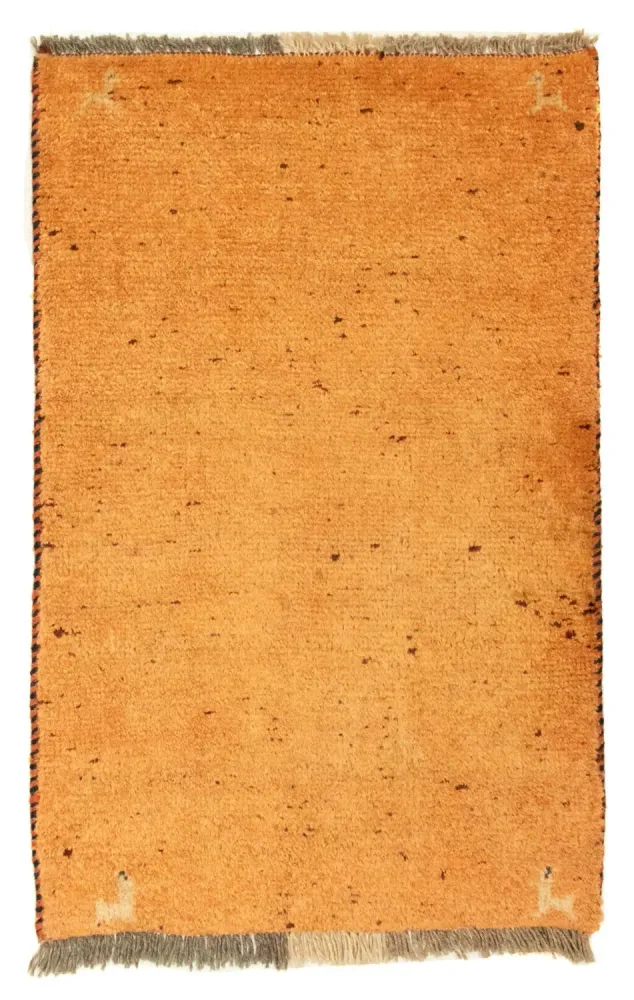 Gabbeh-teppe - persisk - 86 x 58 cm - gull