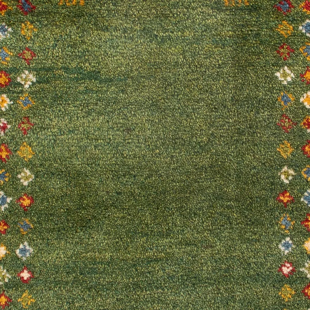 Gabbeh-teppe - persisk - 89 x 62 cm - sjøgrønn