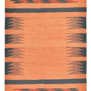 Kelim teppe - Trendy - 137 x 98 cm - flerfarget