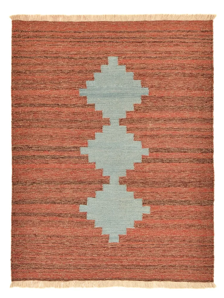 Kelim teppe - Trendy - 148 x 115 cm - flerfarget