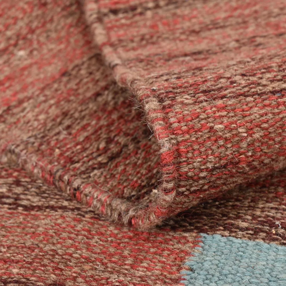 Kelim teppe - Trendy - 148 x 115 cm - flerfarget